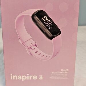 New in Sealed Box Fitbit Inspire 3 Fitness Watch Lilac Bliss (Pink)